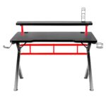 Huzaro Hero 5.0 computer desk Black  Red - imagine 4