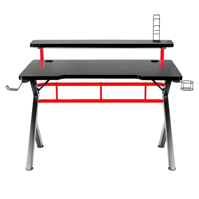 Huzaro Hero 5.0 computer desk Black  Red - imagine 4