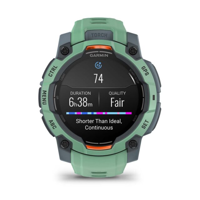 Garmin Instinct 3 AMOLED 3.05 cm (1.2 ) 45 mm Digital 390 x 390 pixels Touchscreen Green GPS (satellite) - imagine 8