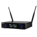 DVS2 - Mikrofon bezprzewodowy  2x nadajnik doręczny  + baza  pasmo UHF 560-590 MHz - imagine 2