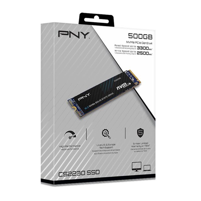 PNY CS2230 500 GB M.2 PCI Express 3.0 NVMe 3D NAND - imagine 7