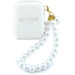 Earphones TWS Guess Pearl Strap white - imagine 2