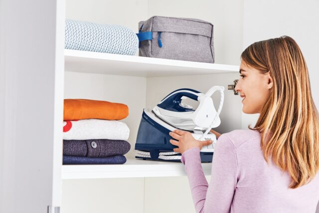 Tefal Express Essential SV6116 2200 W 1.4 L Blue  White - imagine 6