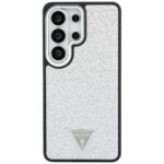 Case Guess Fixed Glitter Triangle        MagSafe for Samsung Galaxy S26 Ultra silver - imagine 3