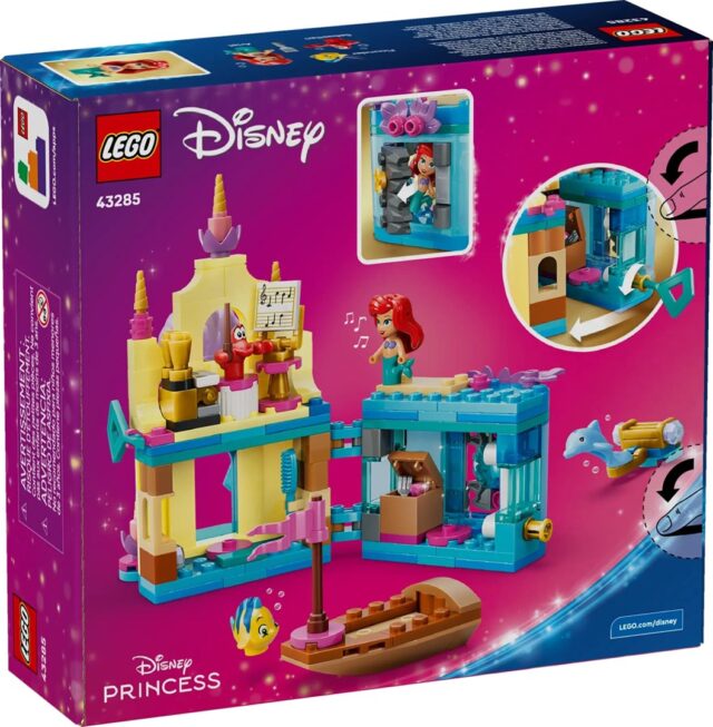 LEGO DISNEY 43285 Ariel's Magical Mini Palace - imagine 2
