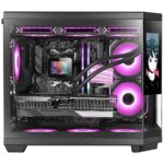 Mars Gaming MC3TCORELCDM computer case Mini Tower Black - imagine 2