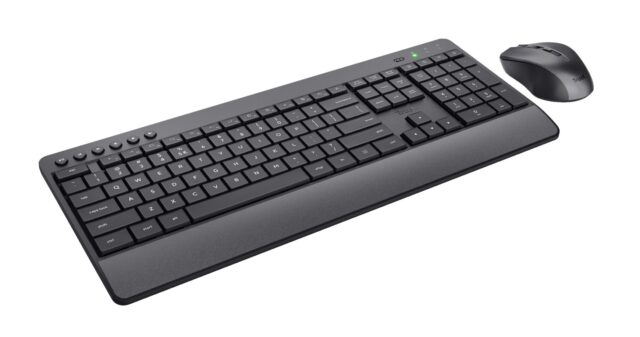Trust Trezo keyboard Mouse included Universal RF Wireless QWERTY US English Black - imagine 3