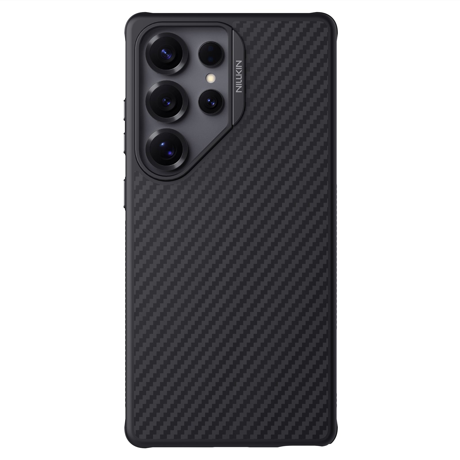 cps-6003cad799c31312cde75ff8a81d3d9e-2026-03-07-23-47-49 Nillkin Synthetic Fiber PRO Magnetic Zadní Kryt pro Samsung Galaxy S25 Ultra Black - imagine 1