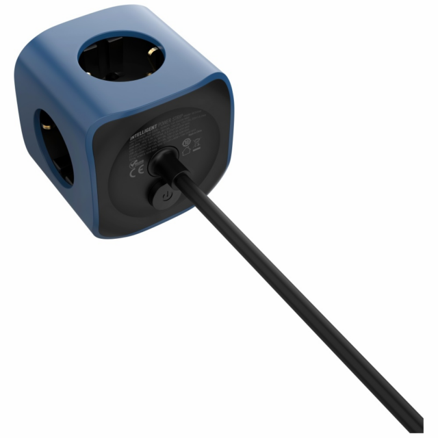 Cellline Power Socket Cube 6in1 2500W USB/2xUSB-C 65W blue - imagine 3