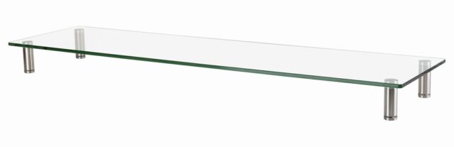 Gembird MS-TABLE-GL-01 Glass monitor stand  large - imagine 2