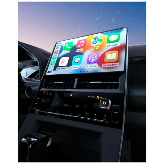 Car transmitter Ottocast CA88-T2 Mini Cube Bluetooth silver - imagine 7