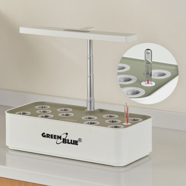 GreenBlue Intelligent Indoor Plant Growing System  SMART pot  4L capacity  for 12 plants  full spectrum LEDs  GB133 - imagine 8