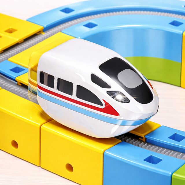 EXTRALINK TOYS ZESTAW TORÓW MAGNETYCZNYCH KOLEJKA MAGNETYCZNA MAGNETIC LEVITATION (150 SZT.) - imagine 3