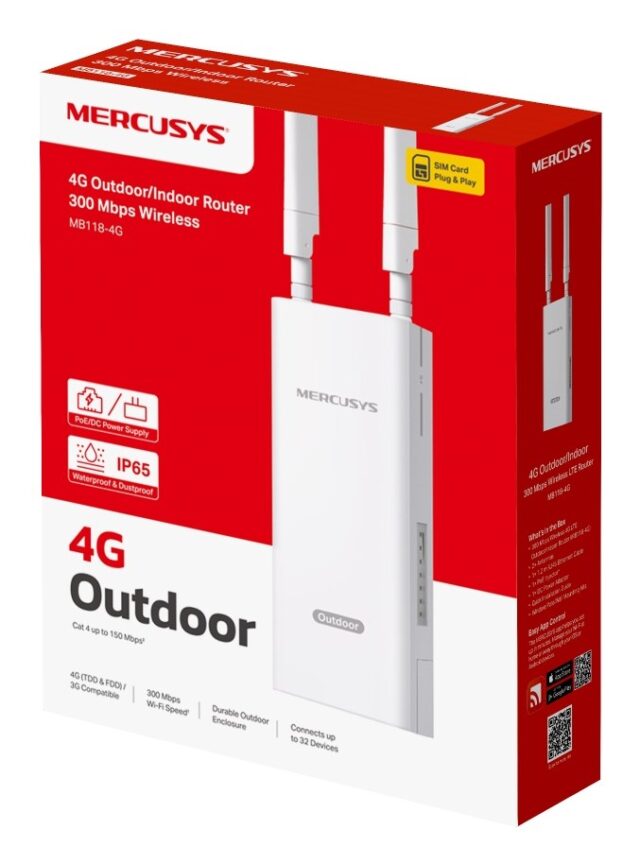 Router Mercusys MB118-4G - imagine 4