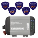 Qoltec Smart Monolith Battery Charger for LiFePO4 AGM GEL SLA batteries | 10A | 24V - imagine 3
