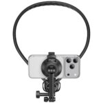 Neck mount for phones USAMS JoyGo  JOY02 Neck Mount with magnetic mount black - imagine 5