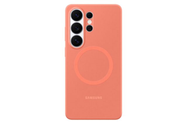 EF-ES948COE Samsung Silikonový Magnetický Kryt pro Galaxy S26 Ultra Coral Red - imagine 7