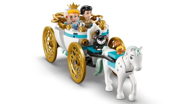LEGO DISNEY PRINCESS 43275 Cinderella's Castle and Horse Carriage - imagine 6