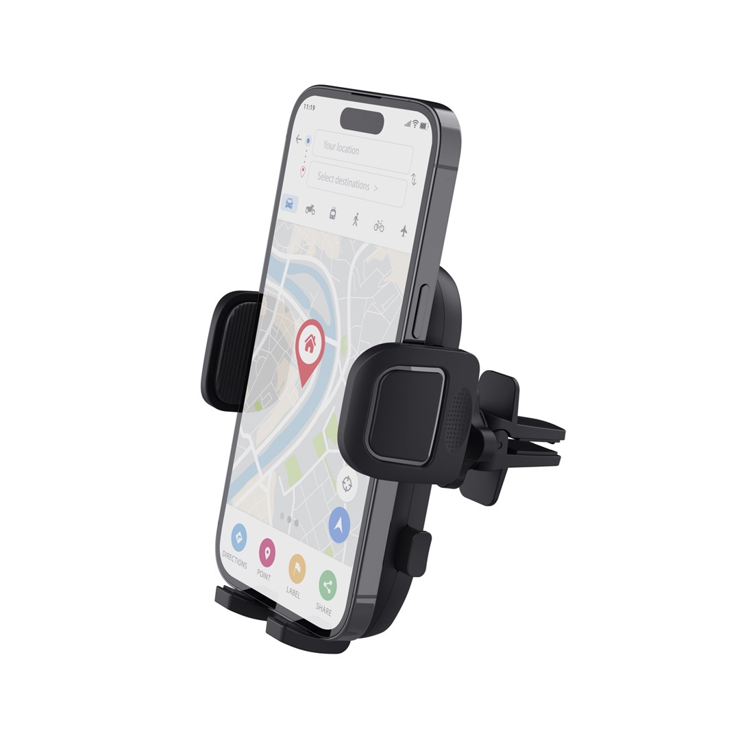 cps-61f050da0457e4a6124286b4f8afd1b7-2026-03-01-05-35-06 Trust Runo - car phone holder with air vent mount (black) - imagine 1