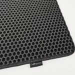 DIAMENTIQ Cat mat black rectangle - cat litter tray mat - 40 x 50cm - imagine 6