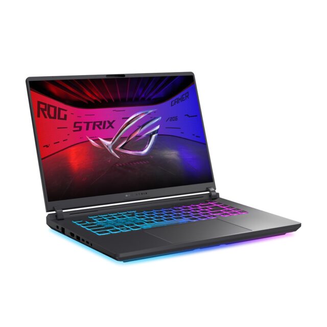 ASUS ROG Strix G16 G615LM-U7161 Ultra 7 255HX 16.0 FHD+ 165Hz IPS-level 300nits AG 16GB DDR5 5600 SSD1TB GeForce RTX 5060 8GB WLAN+BT LAN Cam1080p 90WHrs NoOS Eclipse Gray - imagine 4