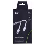 Green Cell GC PowerStream USB cable USB 3.2 Gen 1 (3.1 Gen 1) 0.3 m USB C White - imagine 6