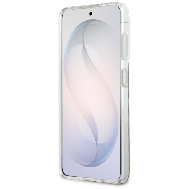 Case Guess IML Leopard Print Triangle    MagSafe for Samsung Galaxy S26 brown - imagine 5