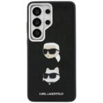 Case Karl Lagerfeld Saffiano Double      Heads Metal for Samsung Galaxy S26 Ultra black - imagine 3