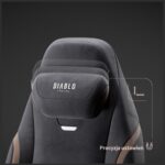 Gaming chair Diablo Chairs X-Eye 2.0 Normal Size black - imagine 9