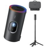 Laser projector set JMGO PicoPlay+ + tripod with power bank