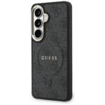 Case Guess 4G Embossed Ring MagSafe for   Samsung Galaxy S26 Plus black - imagine 3