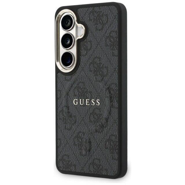 Case Guess 4G Embossed Ring MagSafe for   Samsung Galaxy S26 Plus black - imagine 3