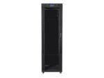 Lanberg FF01-6042-12BL rack cabinet 42U Freestanding rack Black - imagine 2