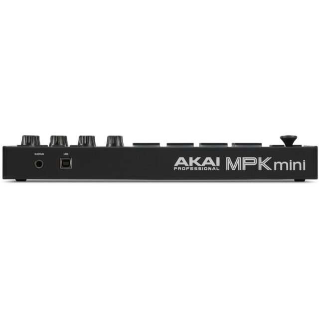 AKAI MPK Mini MK3 Control keyboard Pad controller MIDI USB Black - imagine 3