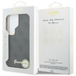 Guess PU 4G Script Metal Logo Magnetic Zadní Kryt pro Samsung Galaxy S26 Ultra Black - imagine 9