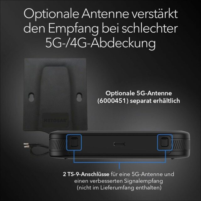 NETGEAR M3 wireless router Dual-band (2.4 GHz / 5 GHz) Black - imagine 3