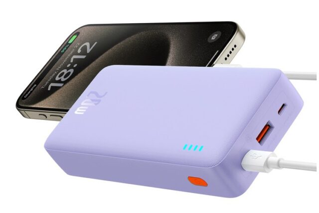 Baseus Airpow - 20 000 mAh 20W power bank (purple) - imagine 5