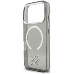 Etui Karl Lagerfeld IML KL Script Logo    MagSafe do iPhone 17 Pro Max czarny - imagine 6