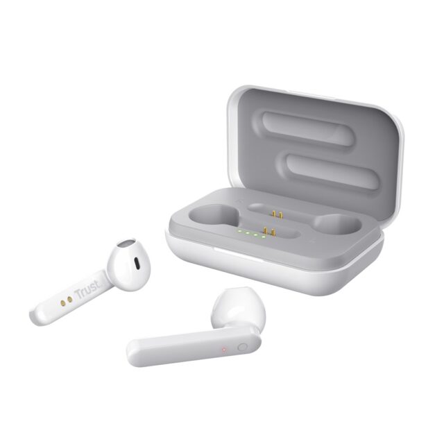Trust Primo Touch Headset True Wireless Stereo (TWS) In-ear Calls/Music Bluetooth White - imagine 2