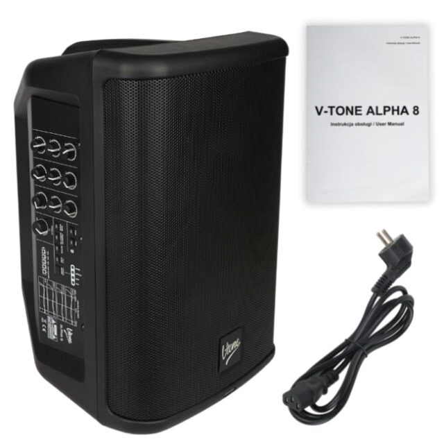 V-TONE ALPHA 8 - 8  active battery column with built-in mixer - imagine 3