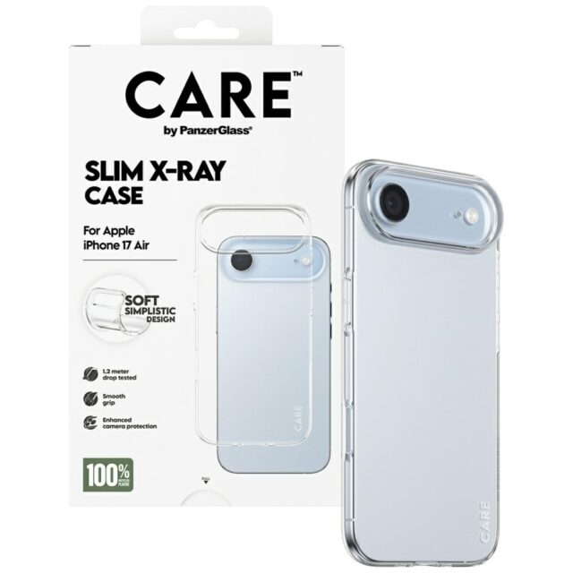 Case CARE by PanzerGlass Fashionable X-Ray Soft Basic for iPhone Air transparent - imagine 4