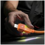 Cable USAMS U93 30W USB-C to Lightning 1.2m orange - imagine 5