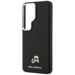 Karl Lagerfeld Grained PU Leather K&CH Heads Magnetic Zadní Kryt pro Samsung Galaxy S26 Ultra Black - imagine 6