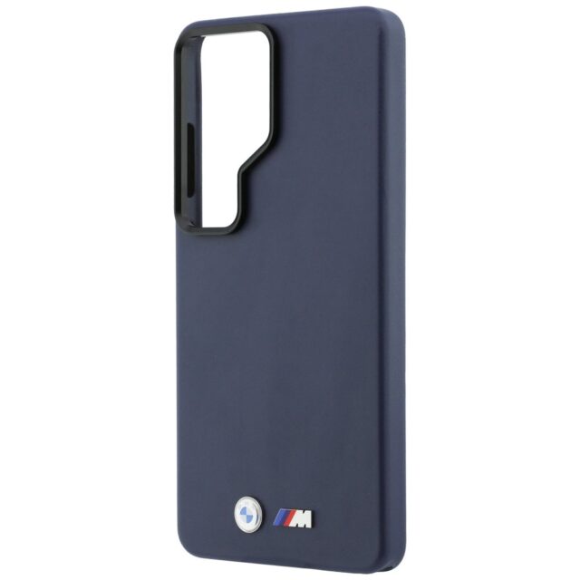 Case BMW M Metal Logo MagSafe for Samsung Galaxy S26 Ultra navy blue - imagine 6
