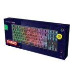 Trust GXT 833 Thado keyboard Gaming USB Dutch Black  Silver - imagine 5