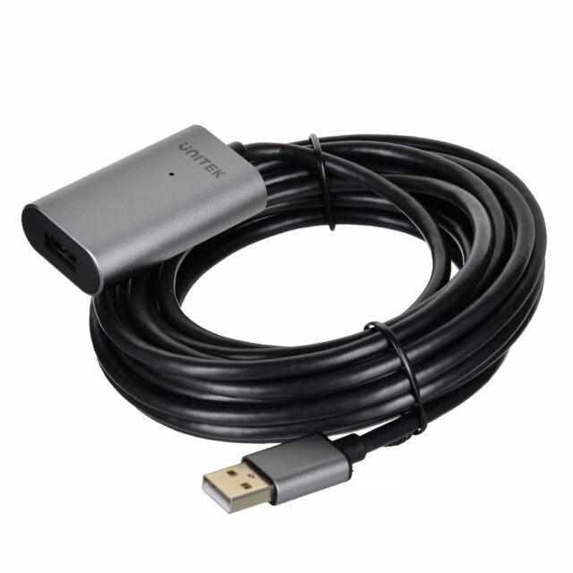 UNITEK Y-271 USB cable 5 m USB 2.0 USB A Grey - imagine 4