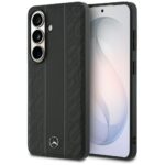 Case Mercedes Laurel Leaves Vertical     Stripes MagSafe for Samsung Galaxy S26 black