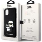 Karl Lagerfeld KLHCN61SANKCPK iPhone 11/ Xr 6.1" hardcase black Saffiano Karl & Choupette - imagine 8