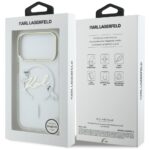 Case Karl Lagerfeld IML Choupettes Karl  Script Logo MagSafe for iPhone 17 Pro Max transparent - imagine 8