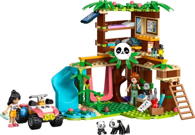 LEGO FRIENDS 42648 Panda Sanctuary Animal Care - imagine 3
